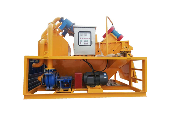 15-90T / H Slurry Desander Machine Żółty separator piasku błota