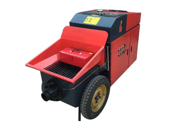 Budowa tunelu do fugowania czerwonej 11kw mobilnej pompy do betonu